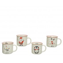 608186 чаша Mug 375мл четири вида